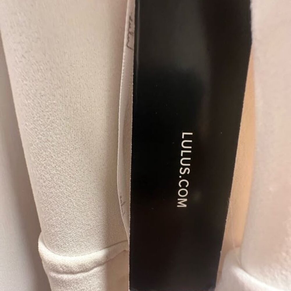 Lulus Ivory White Backless Maxi Dress - Size L